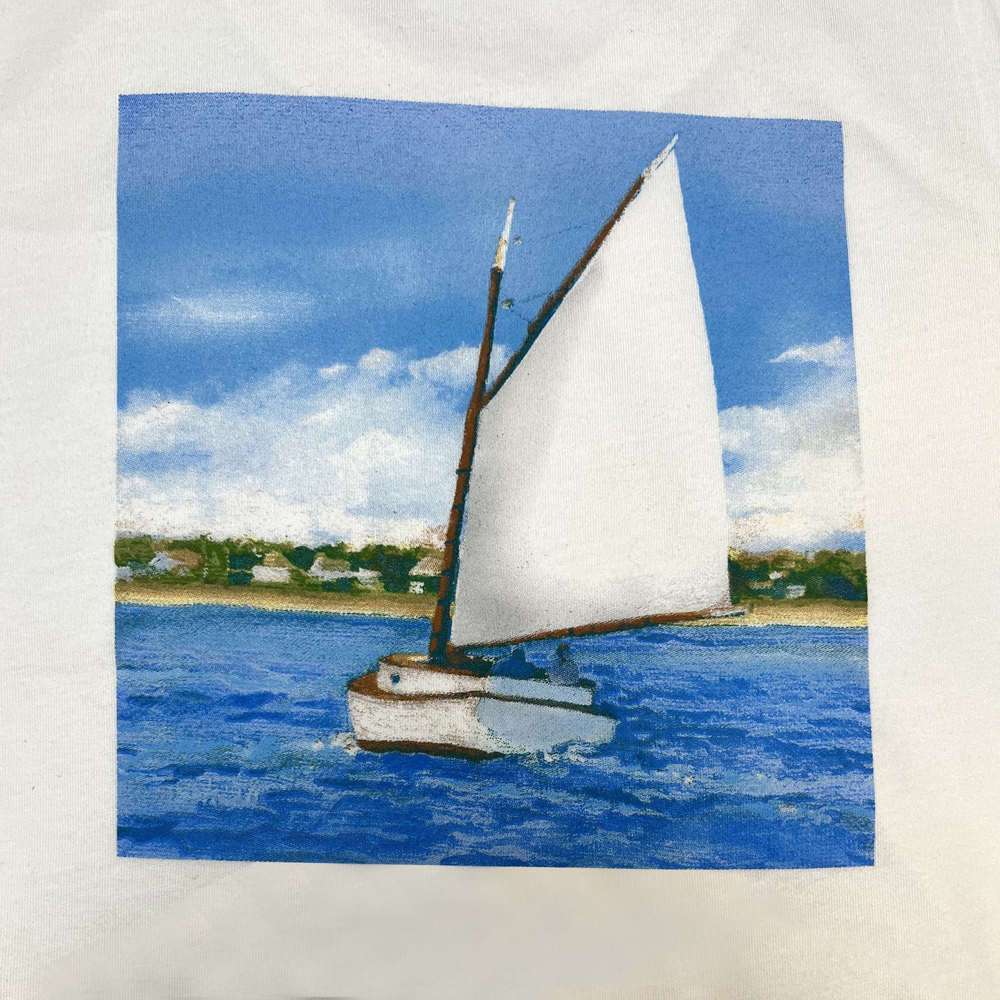 American Artist Line Cat Boat T-Shirt